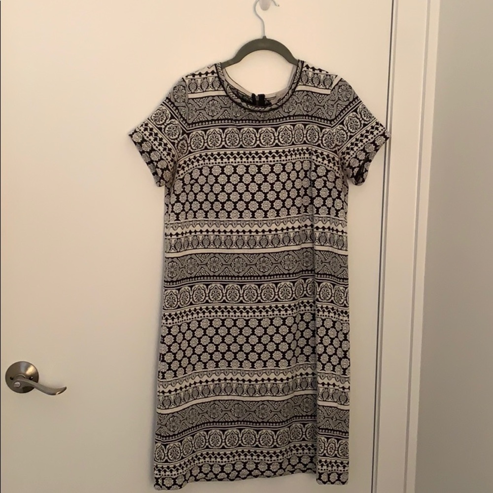 Loft Patterned Short Sleeve dress